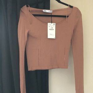 Zara sheer top!! Nwt!!